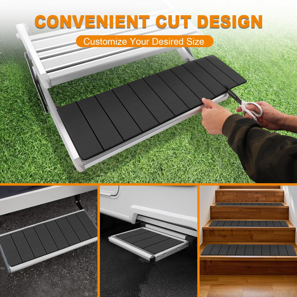 SKYJDM step cover used by child and dog offering secure grip for pets and people