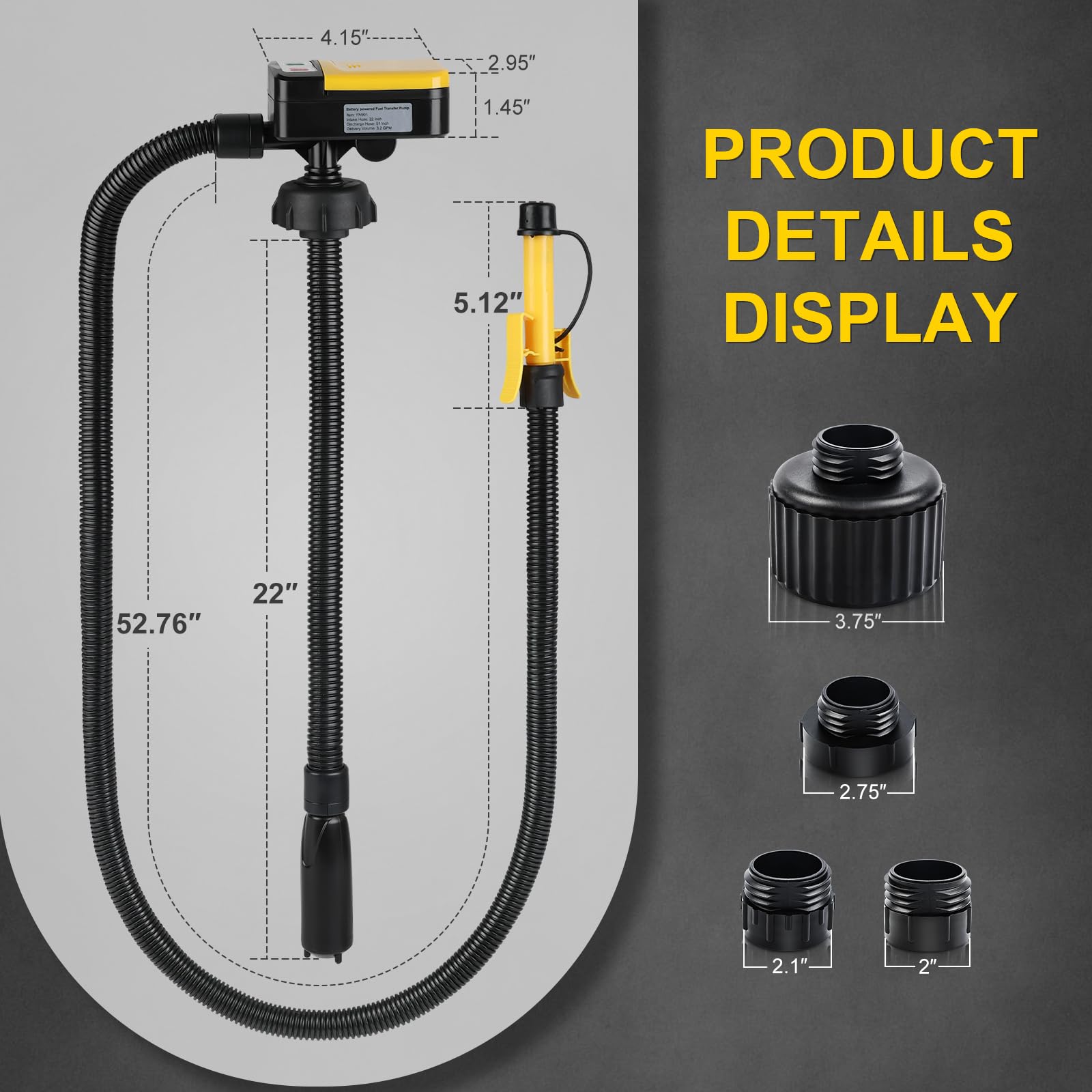 SKYJDM next to a gas can for scale showing compact lightweight size