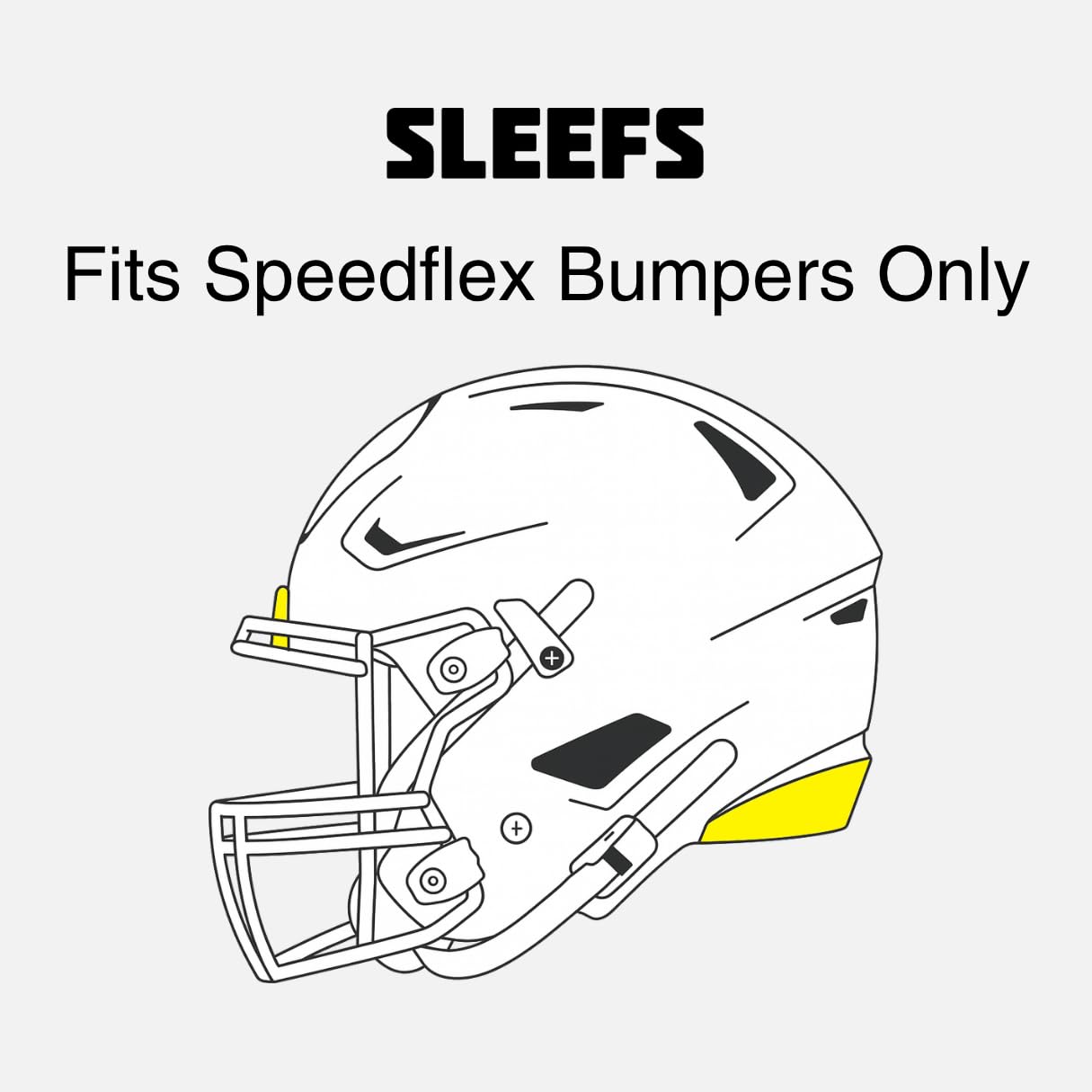 SLEEFS close-up of Speedflex bumper cover texture showing durable matte finish