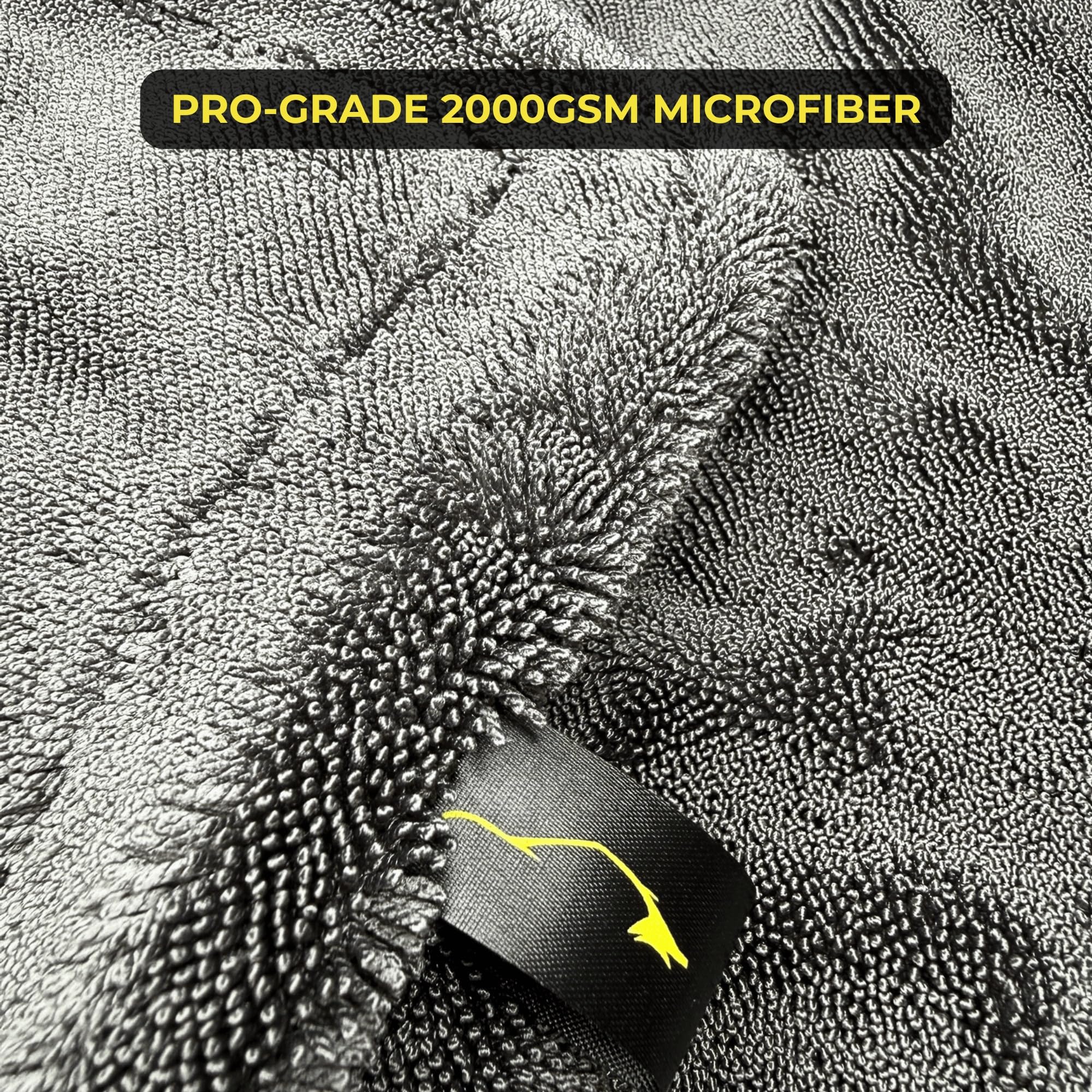 Sleek Dudes closeup of twist-loop fibers revealing high GSM absorbency benefit