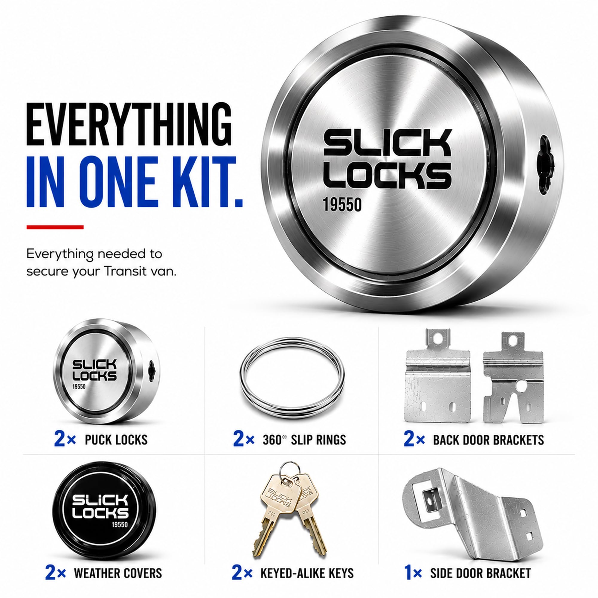 Slick Locks custom bracket detail demonstrating factory‑hole alignment for no‑drill installation