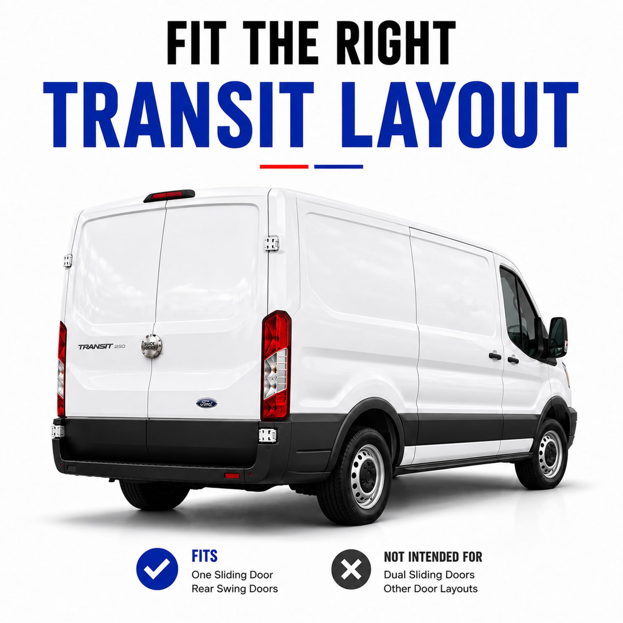 Slick Locks secured Transit van at a jobsite demonstrating improved cargo protection during daily work