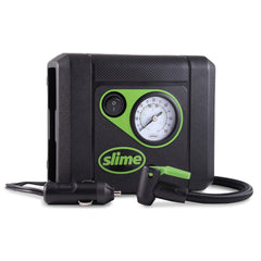 Slime compact inflator front view showing controls and form factor for easy storage