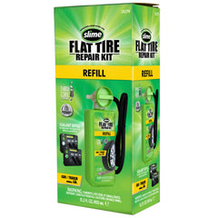 Slime sealant refill close-up of nozzle texture, highlighting easy installation
