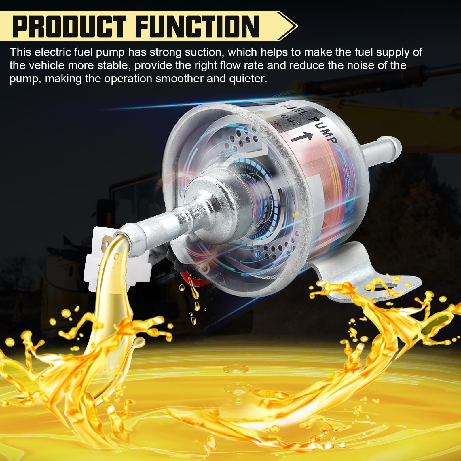 Slother installed in an engine bay demonstrating proper orientation and dependable flow