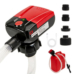SLOTHZTECH front view of portable pump showing compact design and easy handling