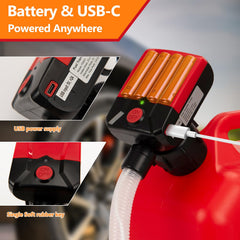 SLOTHZTECH assortment of hoses and adapters for multiple fuel can sizes