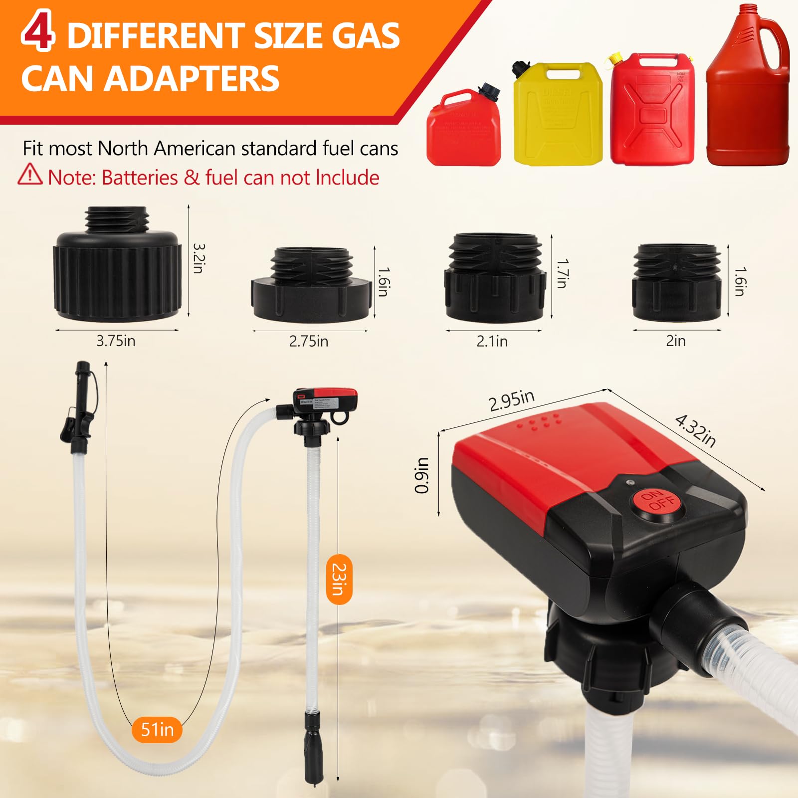 SLOTHZTECH pump held in hand to show lightweight size and portability