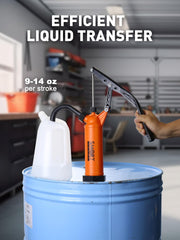 SMART JERRY adjustable suction tubes assembled to fit different drum heights