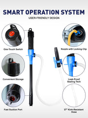 SMART JERRY open battery compartment, demonstrating dual power flexibility