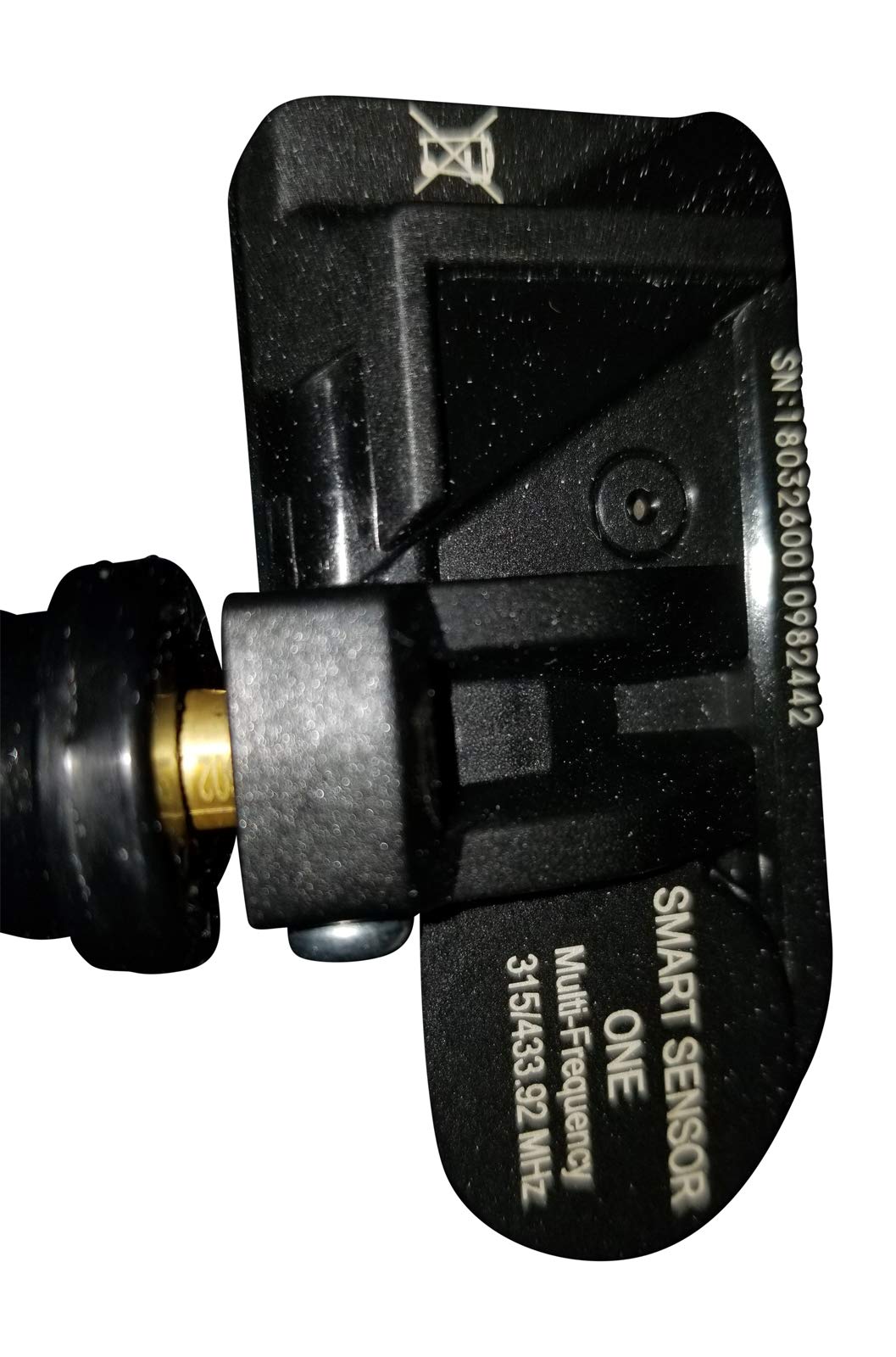 SMART SENSOR installed on a vehicle wheel demonstrating proper fit and quick service turnaround