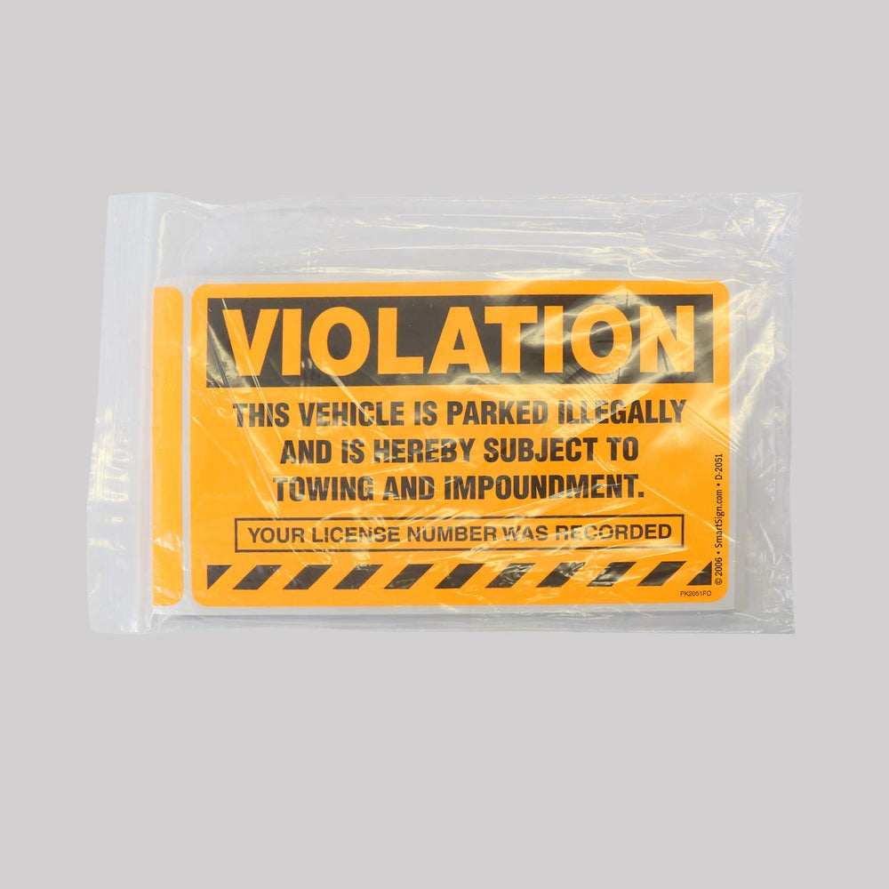 SmartSign being applied to windshield showing quick, secure placement
