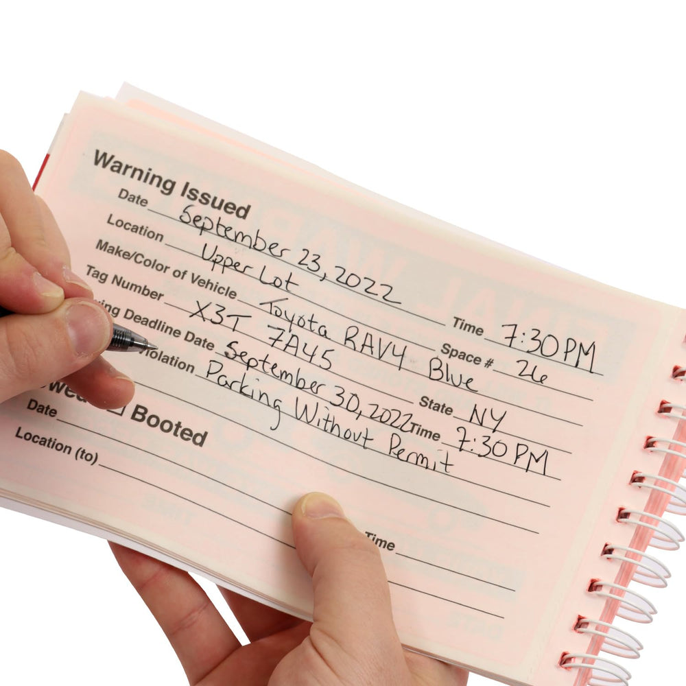 SmartSign hand-held stack highlighting pack quantity and thickness