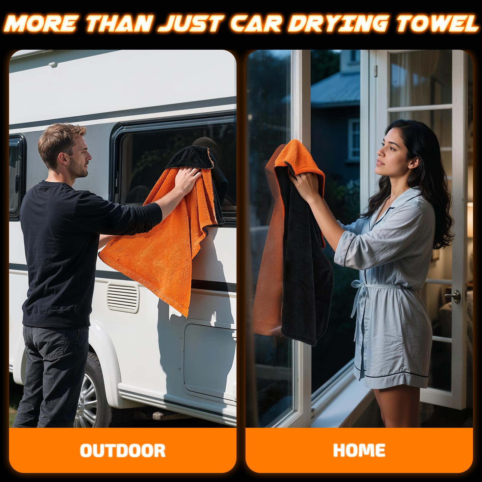 SMINDER lifestyle garage setup with towels ready for efficient detailing