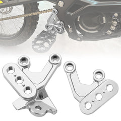 smotrcc front view of bracket showing mounting points and fit for Sur Ron