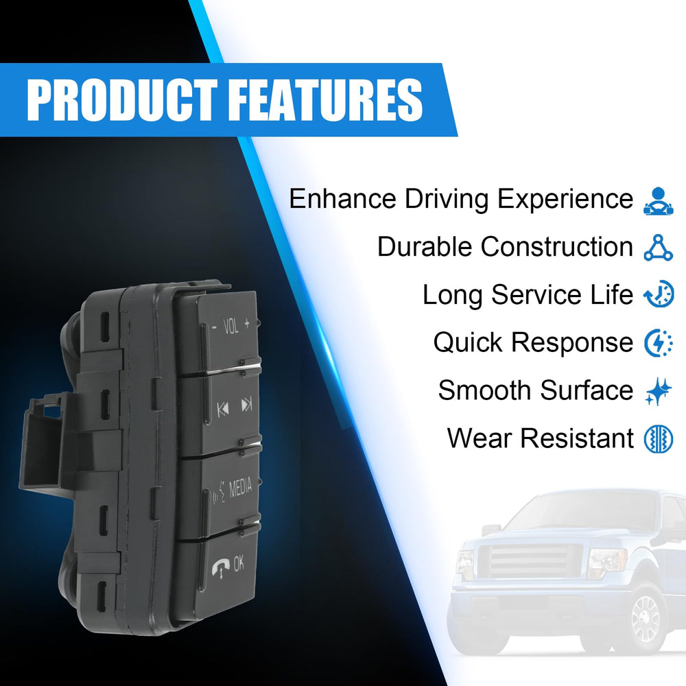 SMTRUILAN installed on F-150 steering wheel restores hands-free control benefit