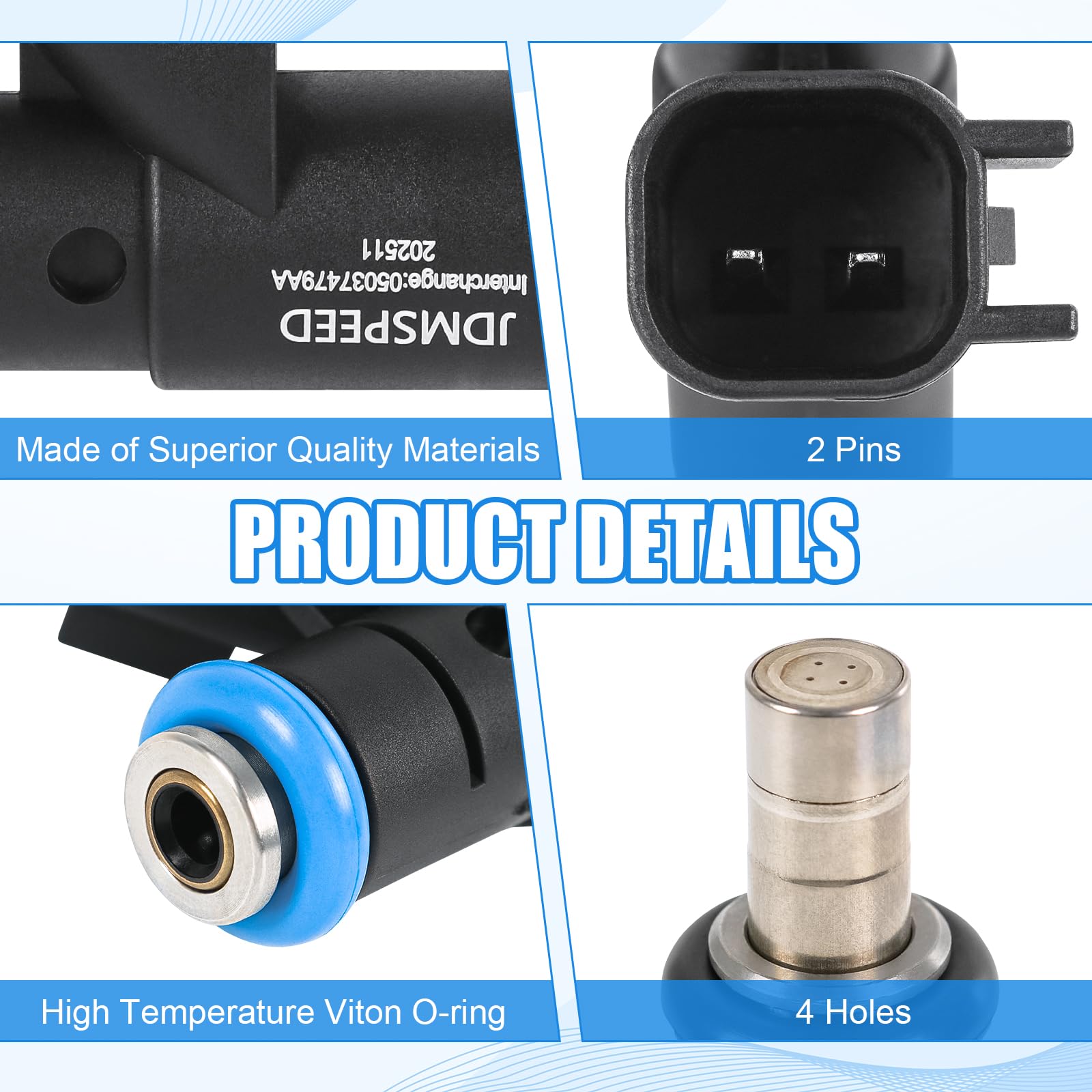 SMTRUILAN injector beside ruler showing compact size for accurate fit verification