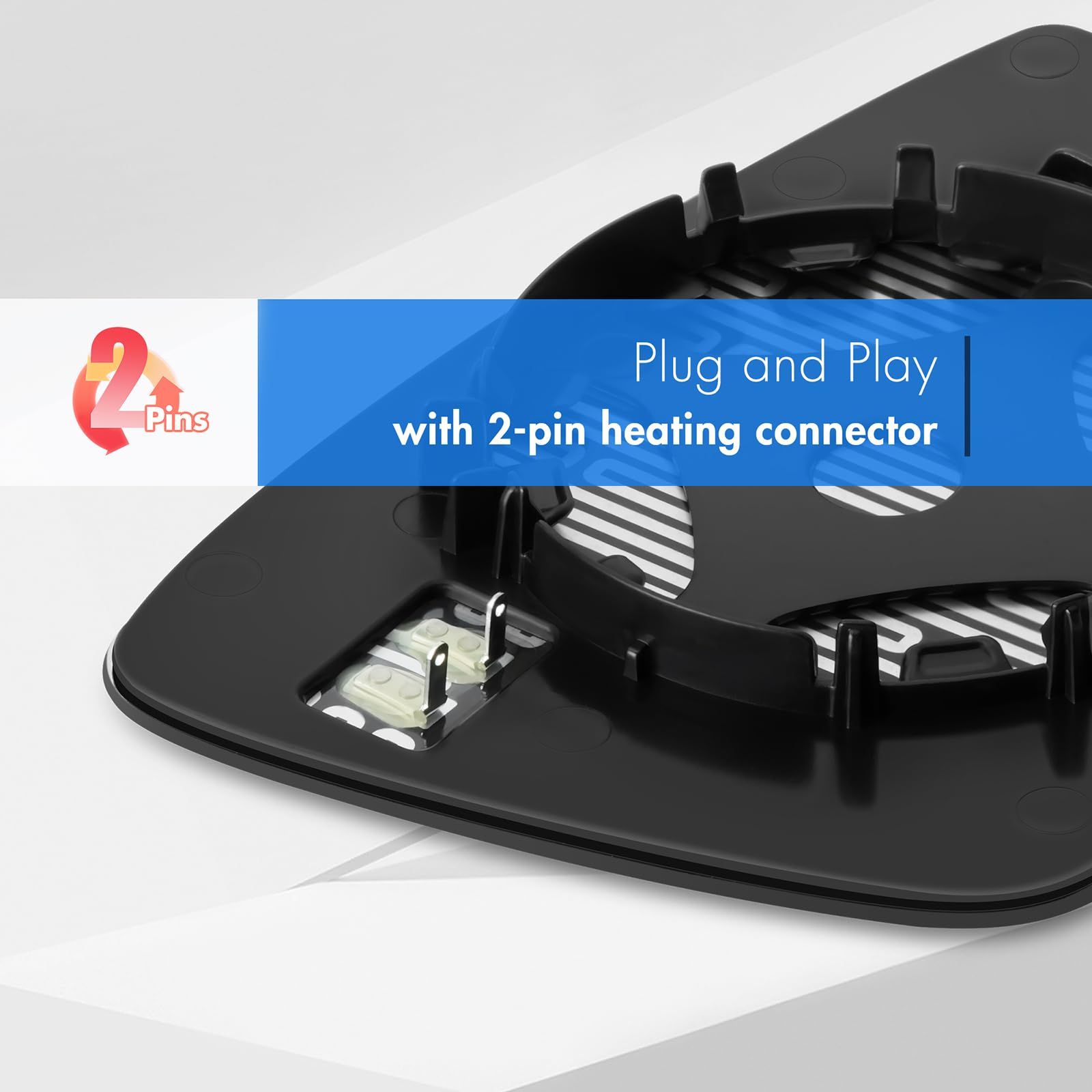 SNEMEEY ABS backing plate close-up proving durable temperature resistance for longevity