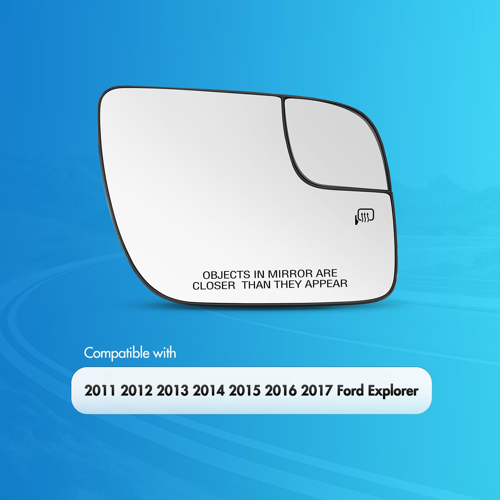 SNEMEEY installed on Ford Explorer passenger side showing improved visibility