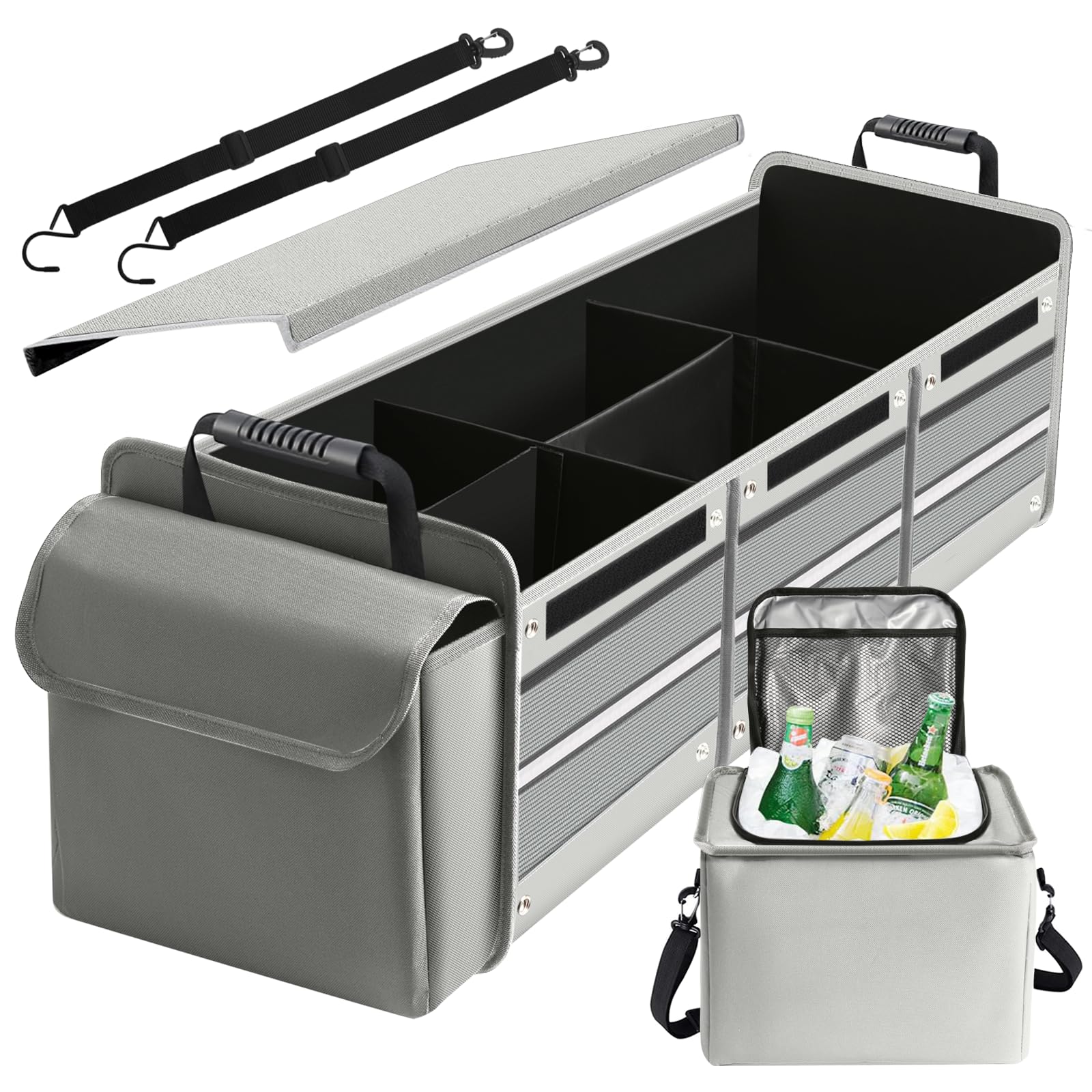 Snuopfy front view showing organizer capacity and benefits