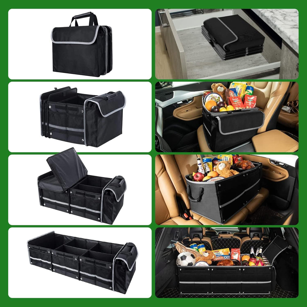 Snuopfy side view with compartments filled illustrating customizable storage