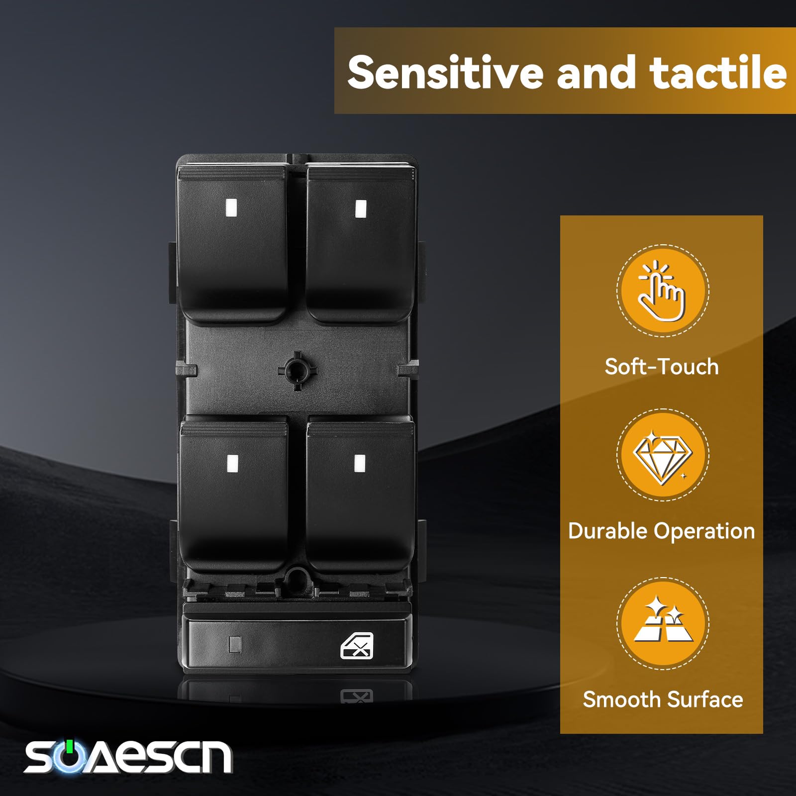 SOAESCN next to ruler for scale offering clear size reference and assurance of correct fit