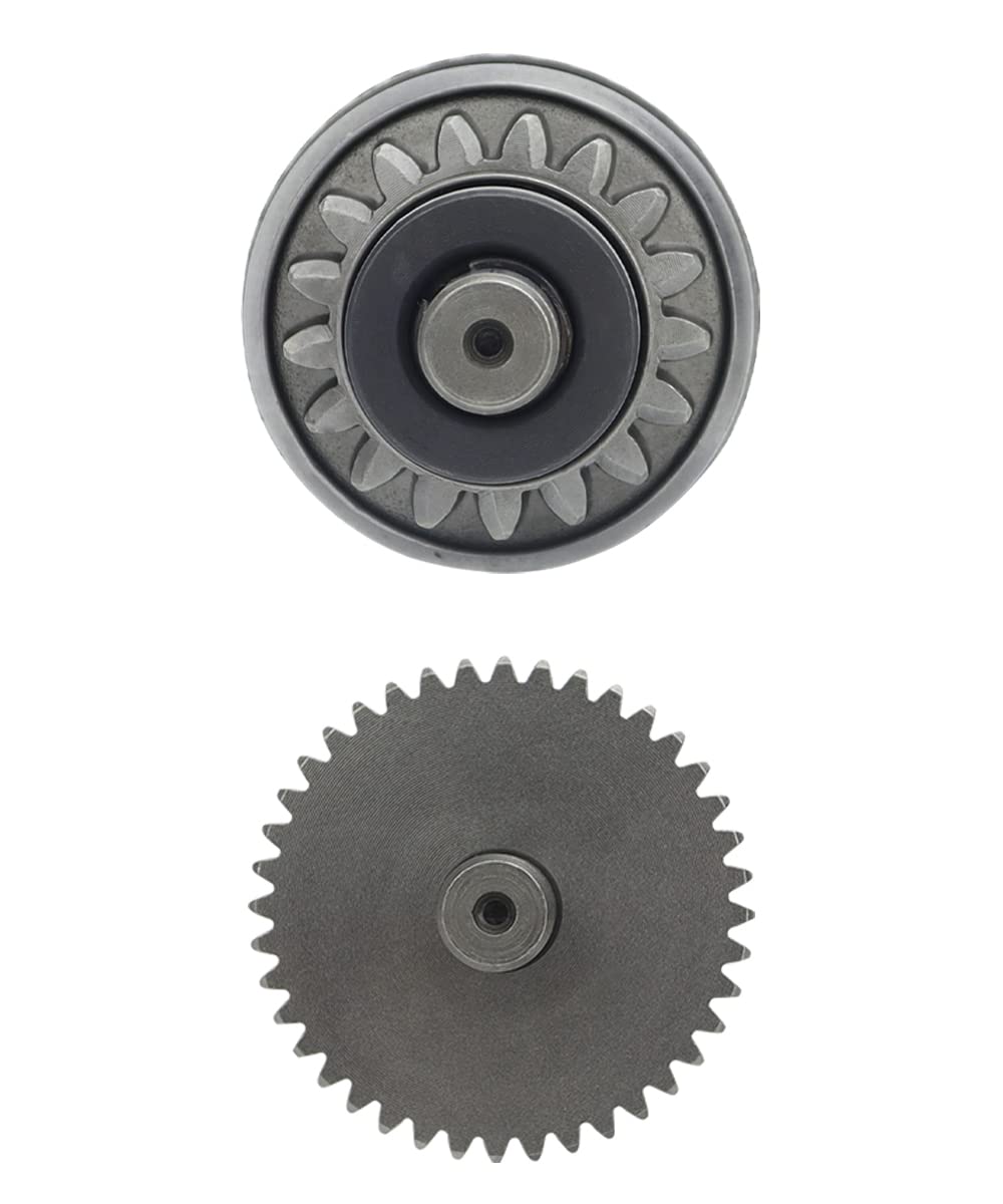 Soarider pinions and gear teeth detail ensuring correct engagement