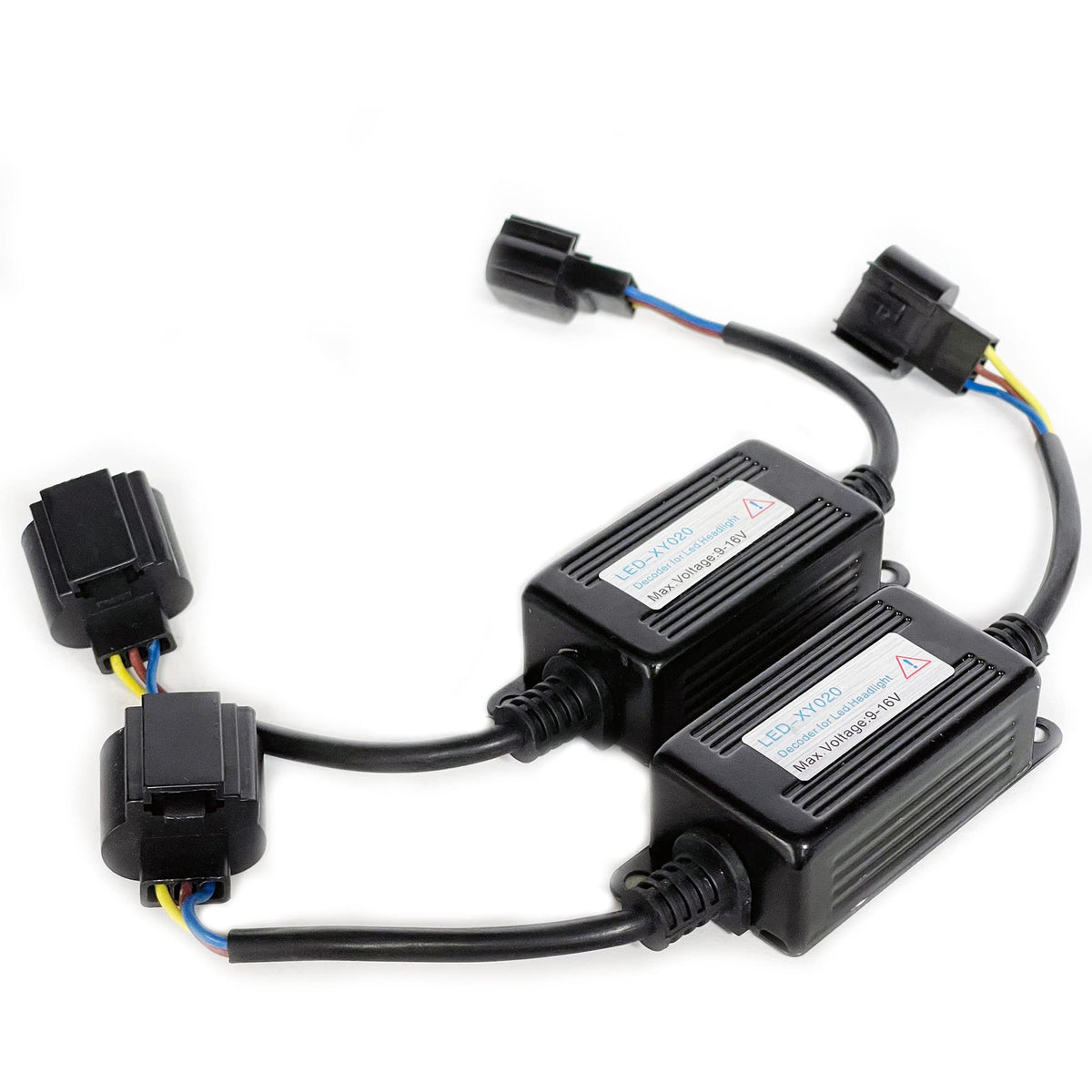 SOCAL-LED LIGHTING decoder pack front view showing connectors and housing, ensures easy install
