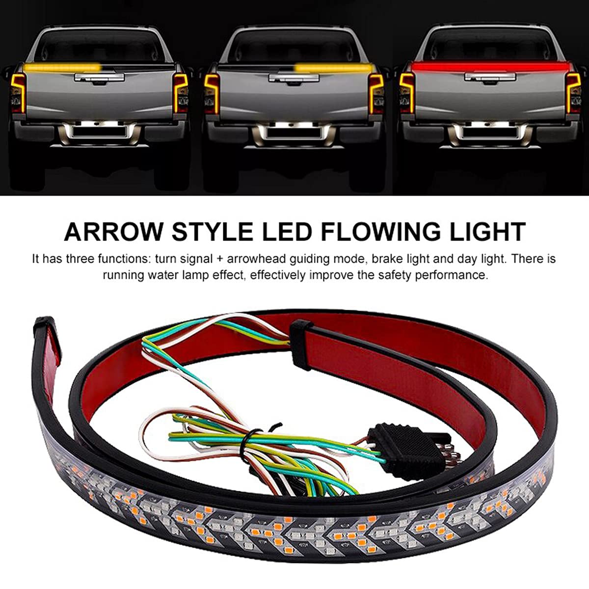 SOCAL-LED LIGHTING installed on truck at night demonstrating bright sequential signals for safety