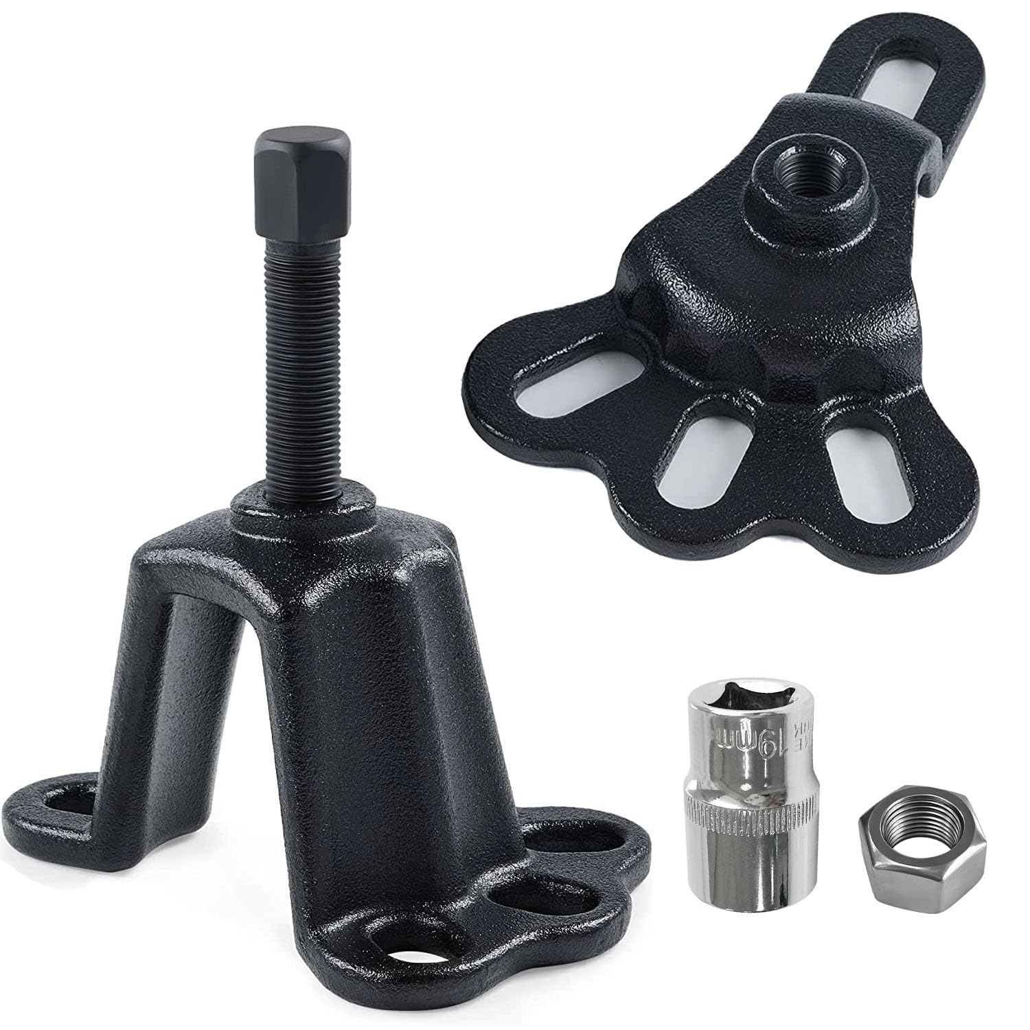 Socpuro front hub puller front view showing fit and fast installation benefit