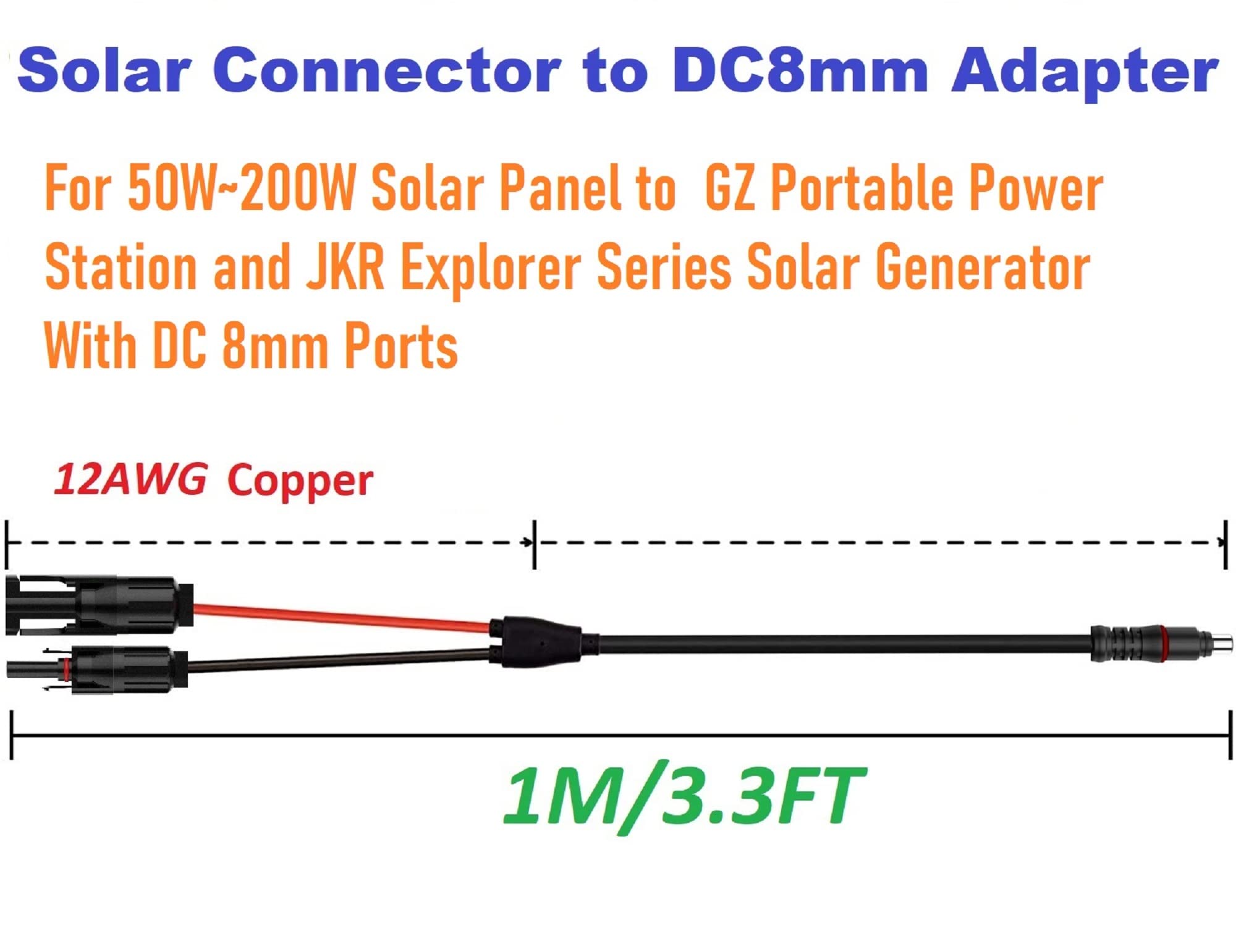 SolarEnz adapter connected to a portable power station for easy solar charging