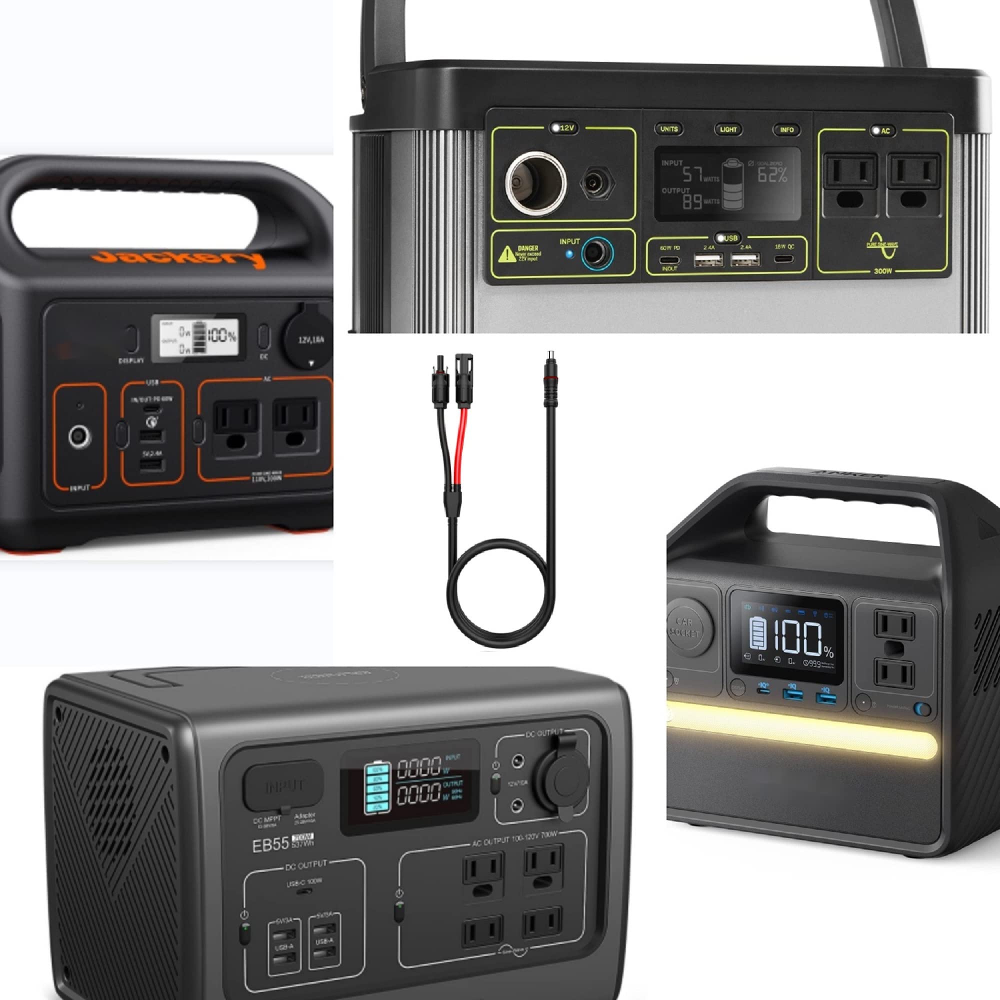 SolarEnz labeled plug showing center-pin positive wiring for compatibility