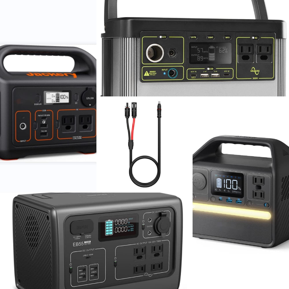 SolarEnz labeled plug showing center-pin positive wiring for compatibility
