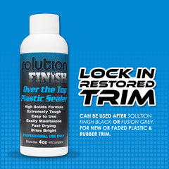 Solution Finish open cap with applicator, showing controlled application and convenient usage
