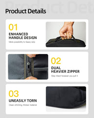 SOMANGEAR helmet inside bag with gloves showing storage capacity