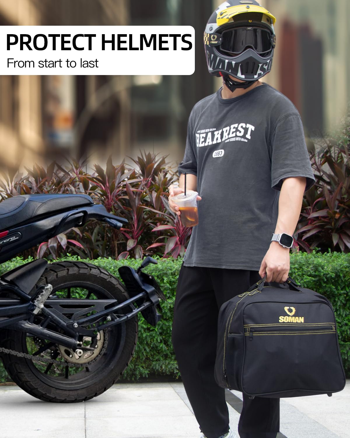 SOMANGEAR bag placed in car trunk illustrating travel-ready convenience
