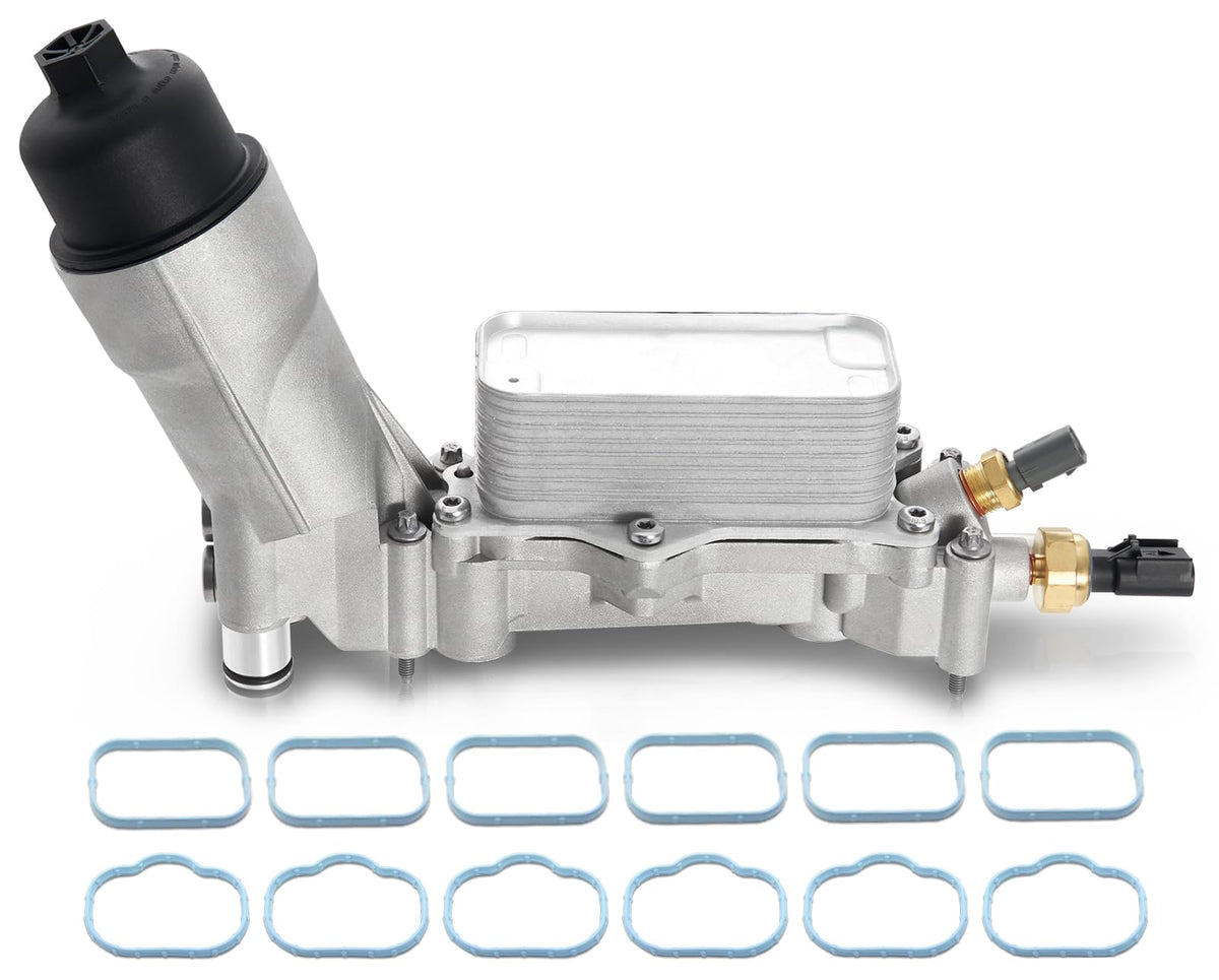Somusen front view aluminum oil housing showing durable construction and leak prevention
