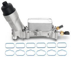 Somusen front view aluminum oil housing showing durable construction and leak prevention