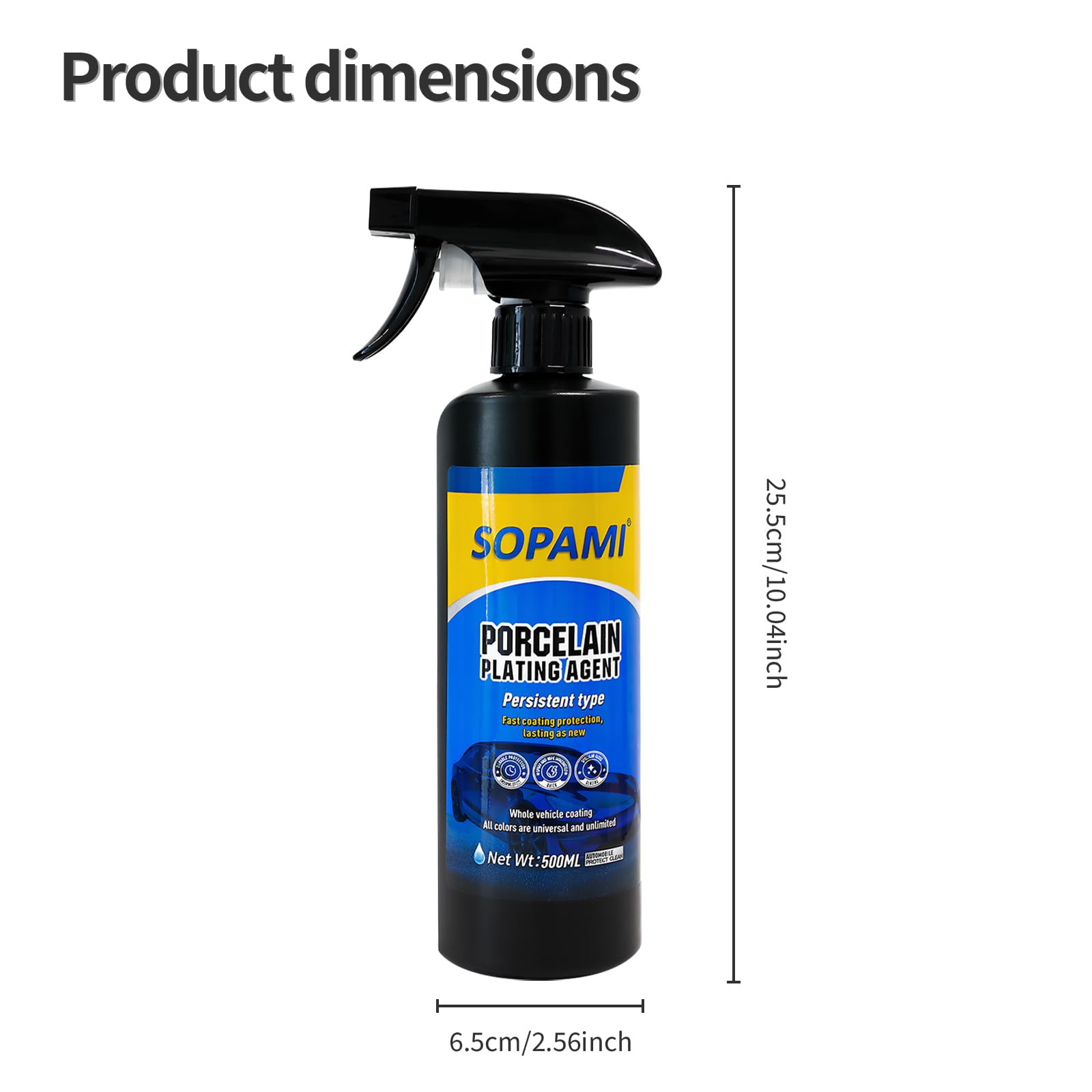 SOPAMI back label with directions and ingredient details for safe use