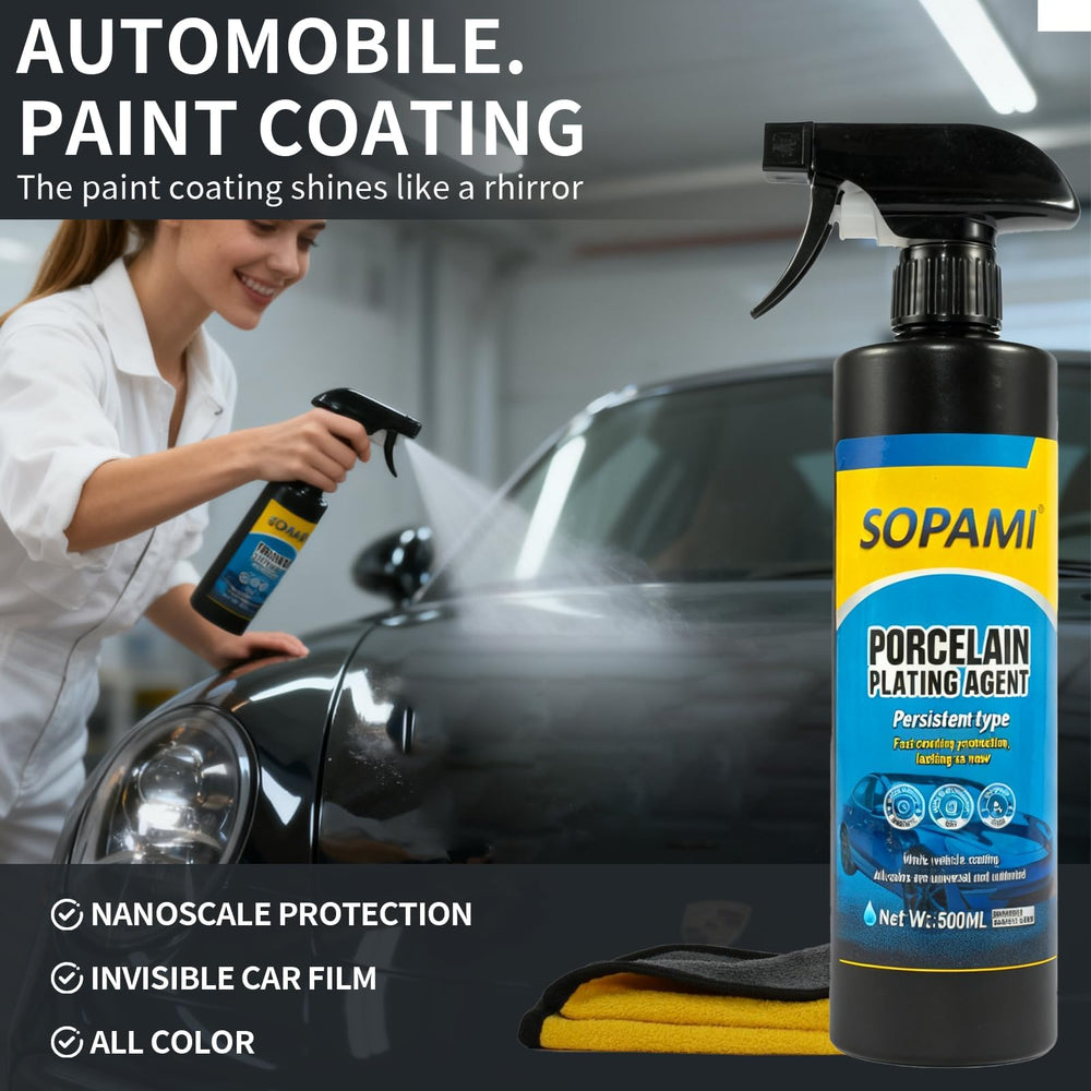SOPAMI spray nozzle close-up highlighting precise application control