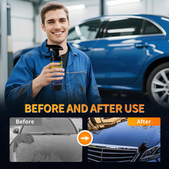 SOPAMI microfiber towel included for smooth buffing and streak-free shine