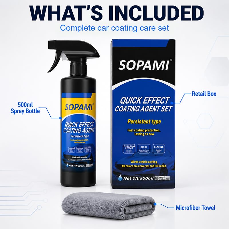 SOPAMI spray action being applied to panel demonstrating quick, even coverage benefit