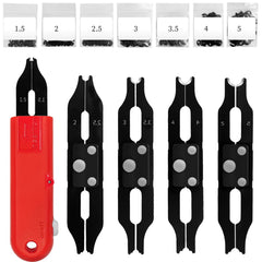 Sopnom front view of full kit showing tool and organized 350-piece assortment for convenience
