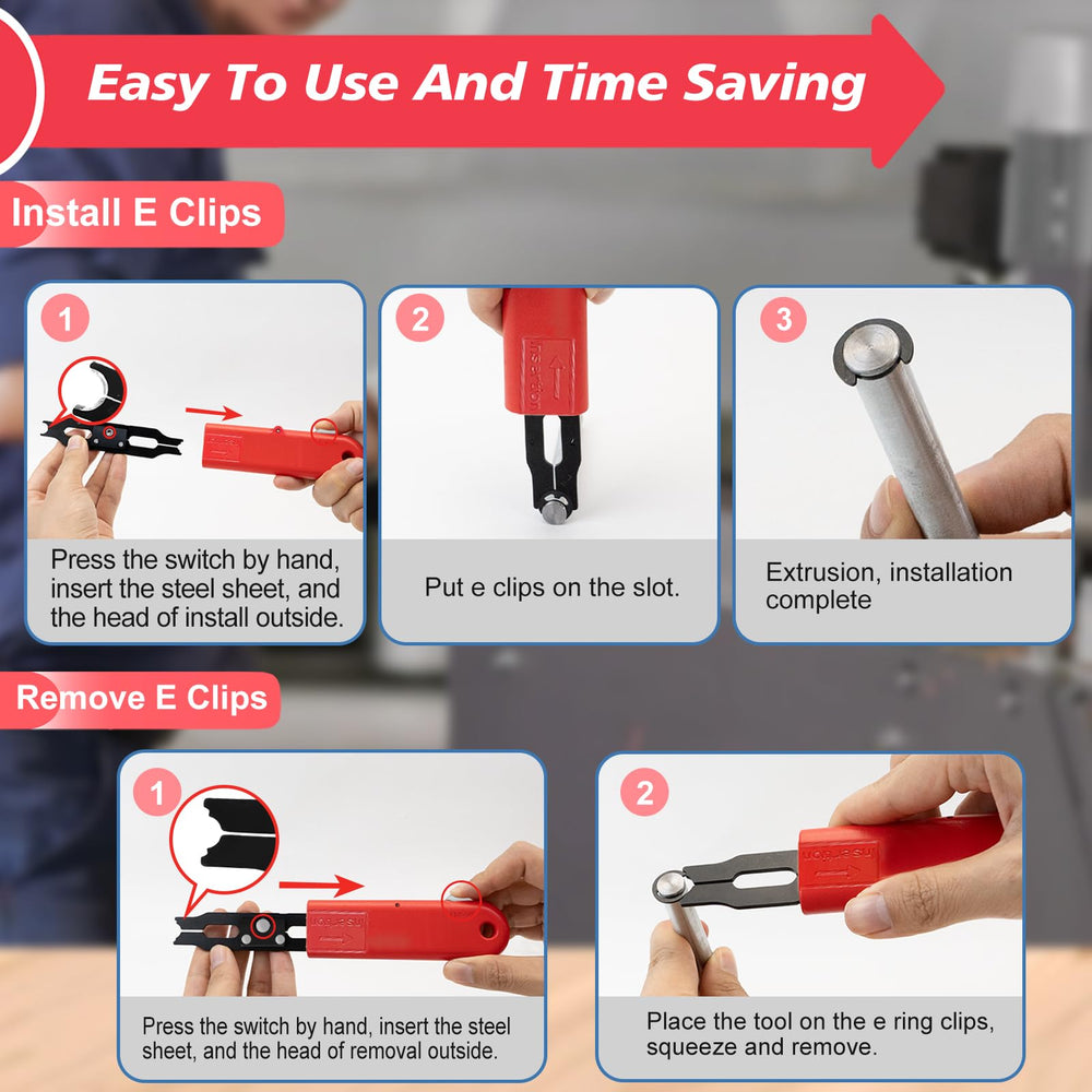 Sopnom labeled size chart beside each clip size for fast selection and accuracy