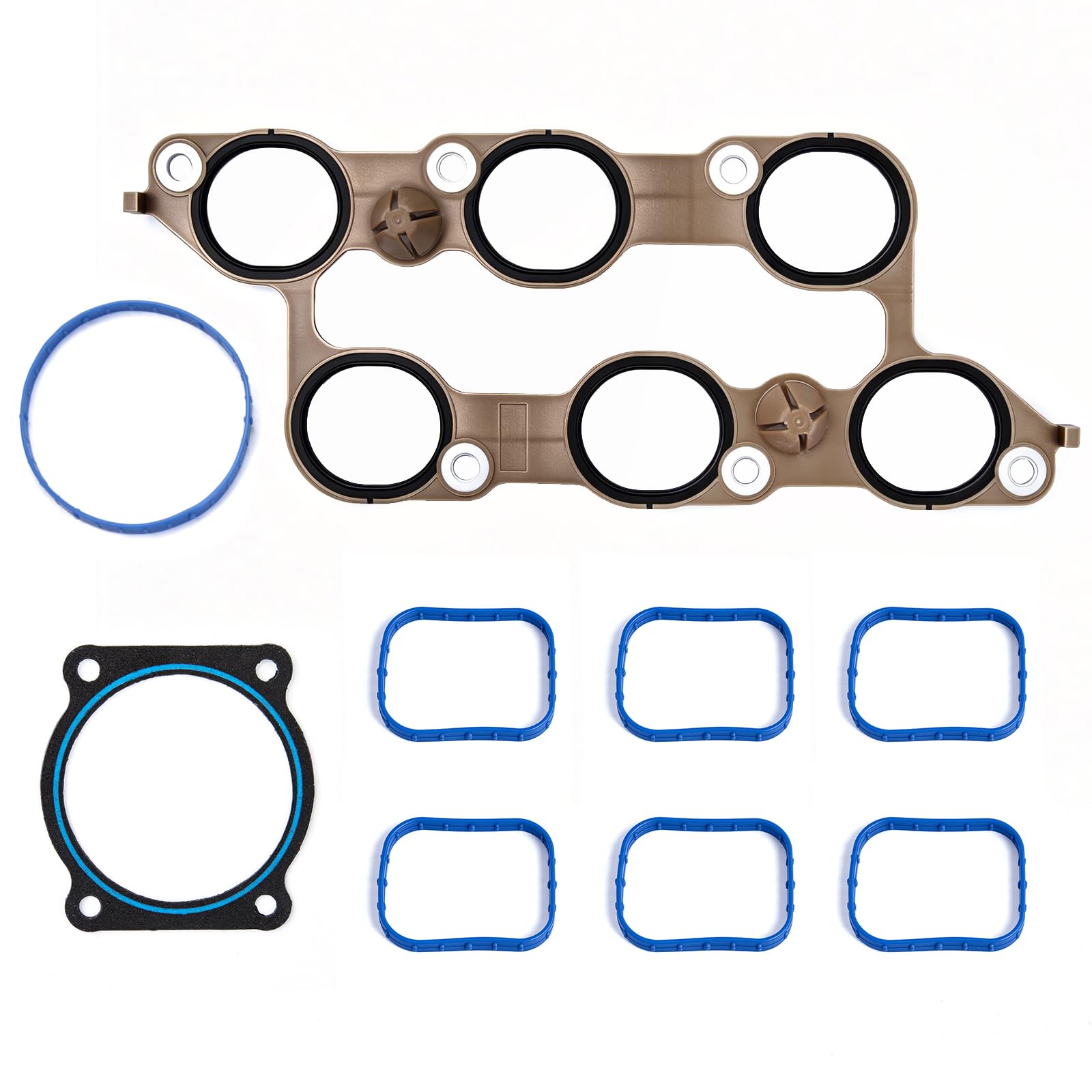 Sorello front packaging showing complete intake gasket set and fitment