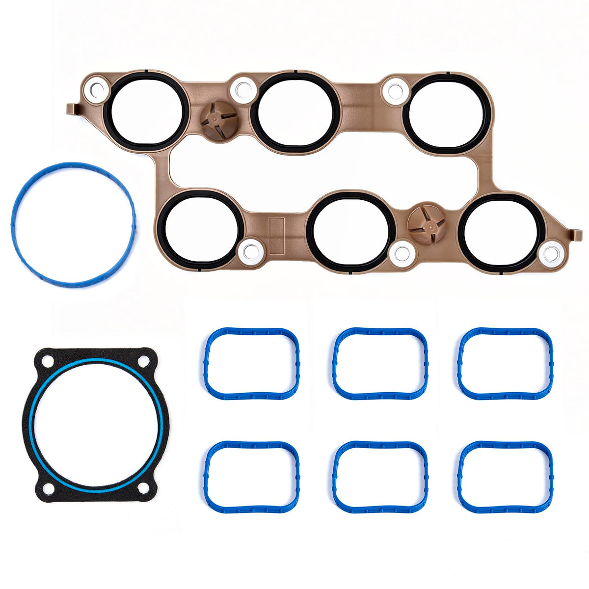 Sorello front packaging showing complete intake gasket set and fitment