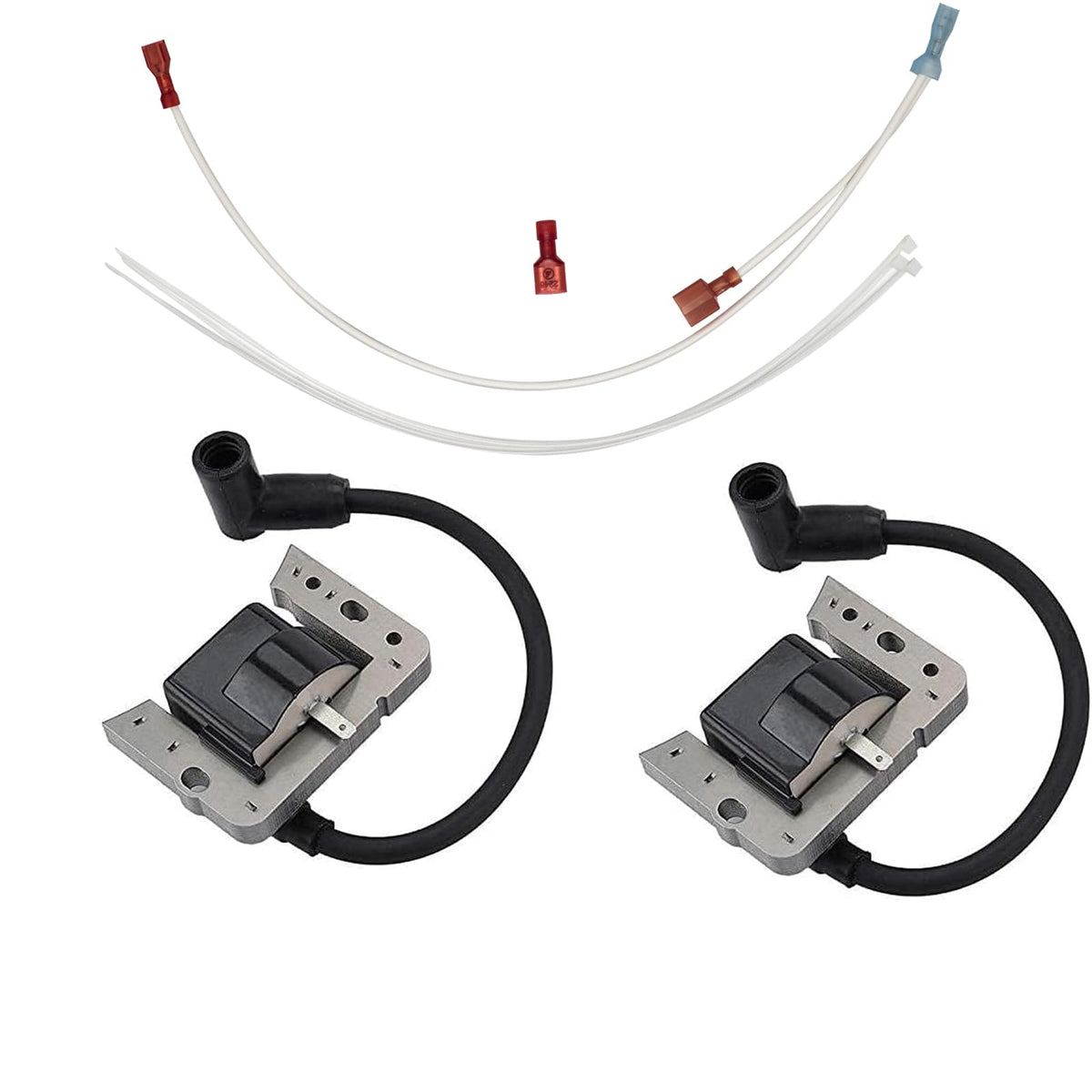 Soruda front view of ignition coil module showing mounting and connectors for clear fit verification
