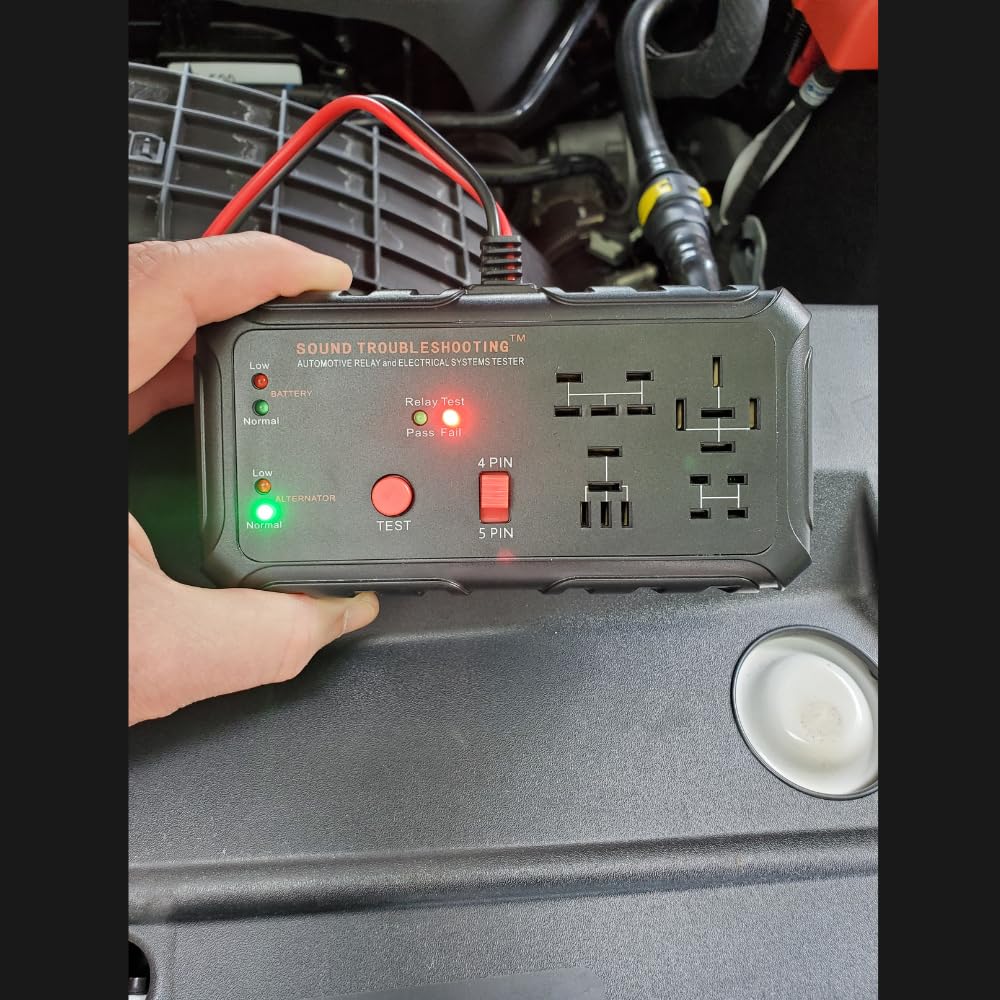 Sound Troubleshooting compact tester beside ruler showing portability and space-saving benefit