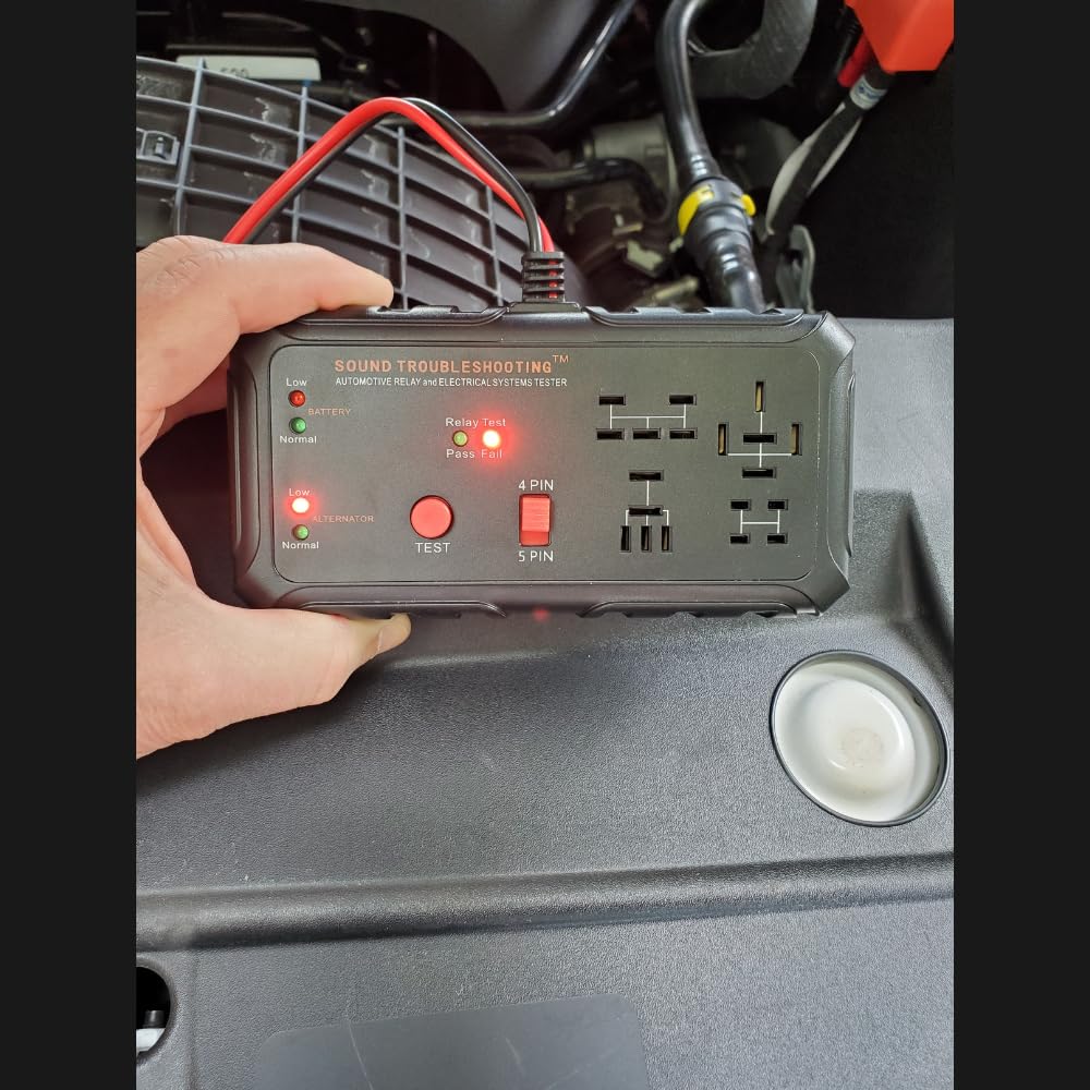 Sound Troubleshooting rugged housing texture highlighting durability for garage use