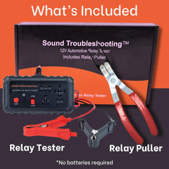 Sound Troubleshooting rear socket and 4/5-pin switch detail, for accurate pin selection